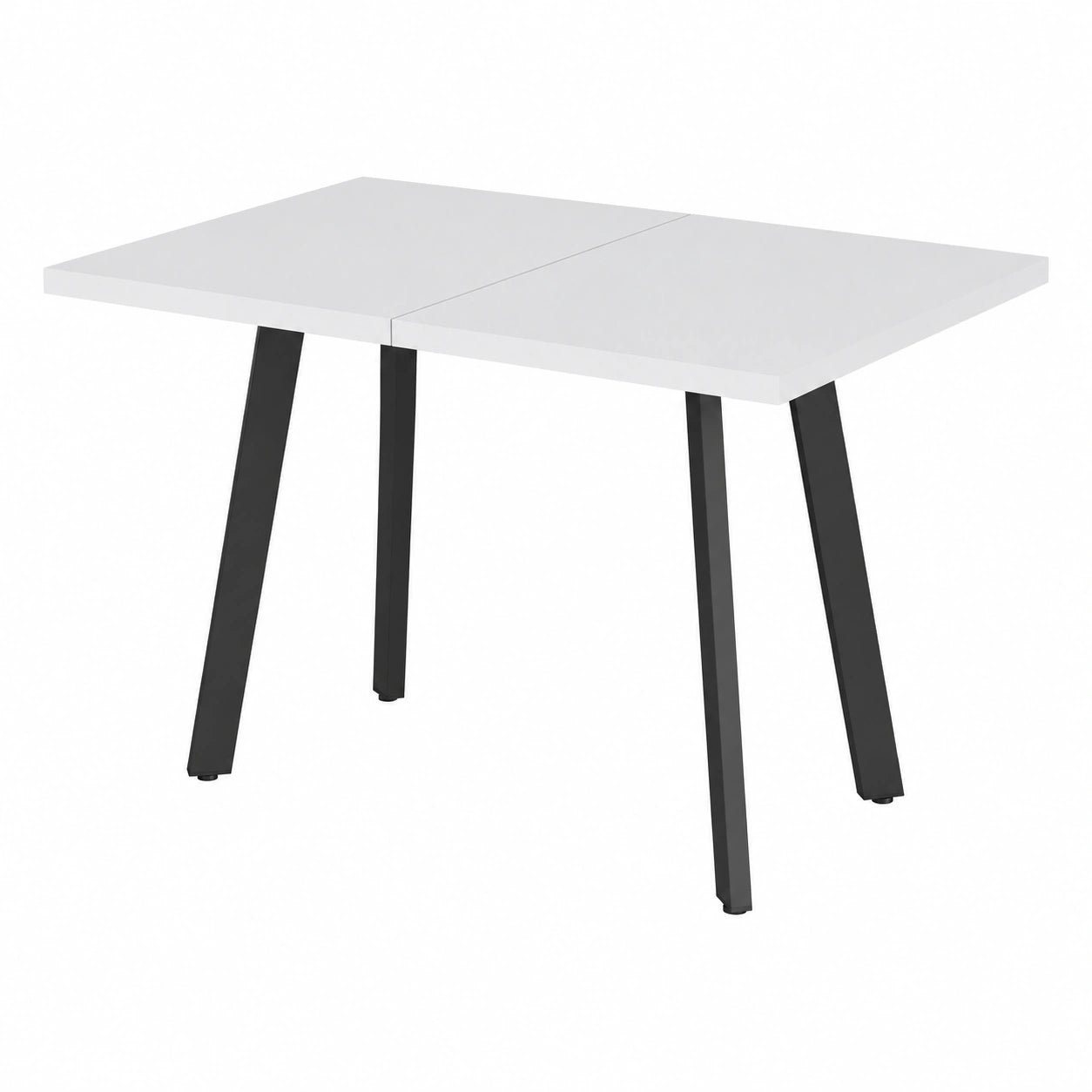 Esstisch – 160 × 80 cm, ausziehbar, Schwarz