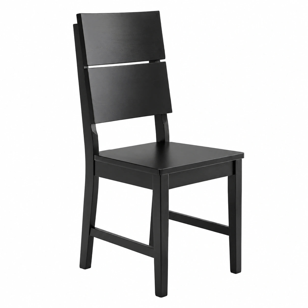 Stuhl – moderner Stil, aus Massivholz, Schwarz
