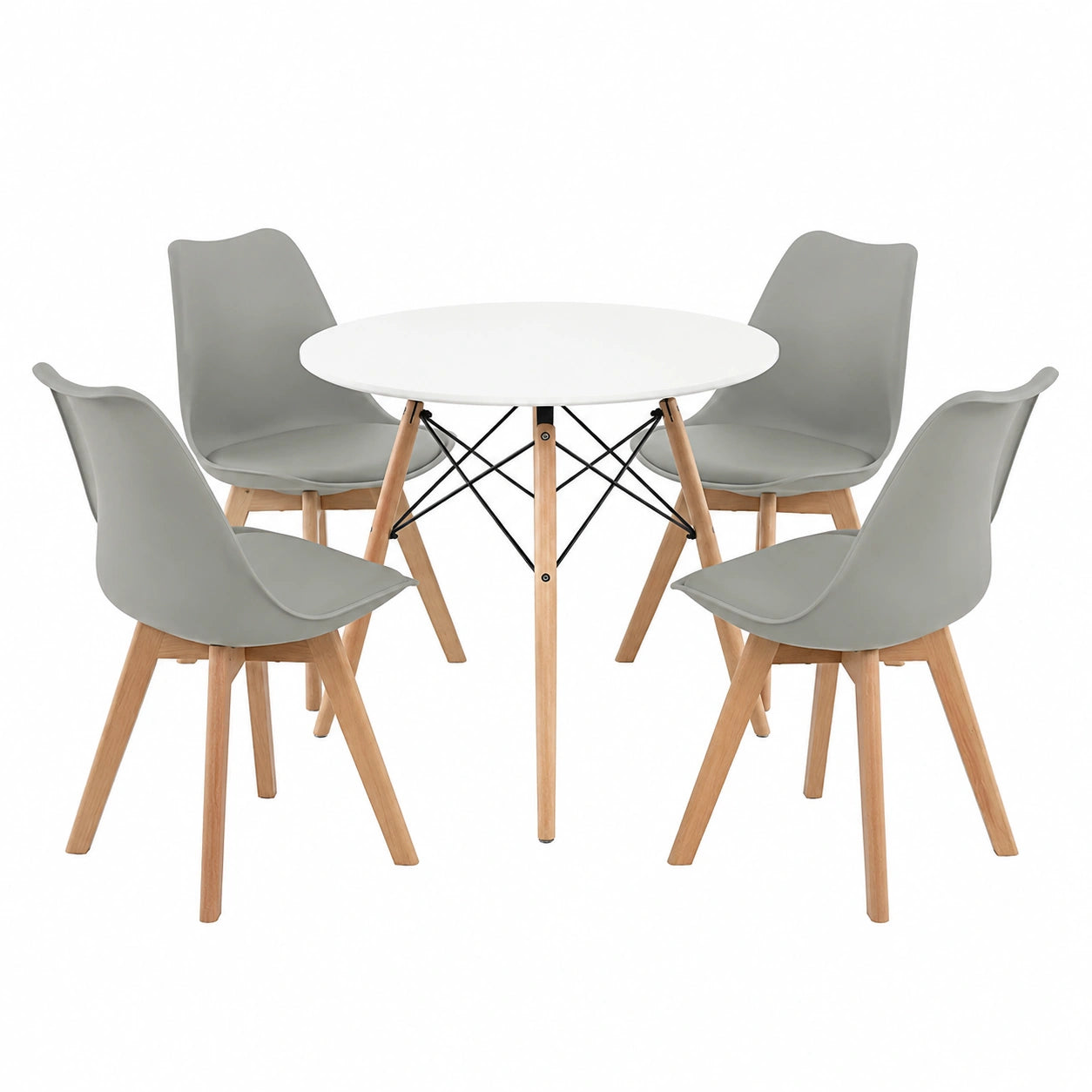 Esszimmertisch – runde Form, für Esszimmer, Küche und Büro